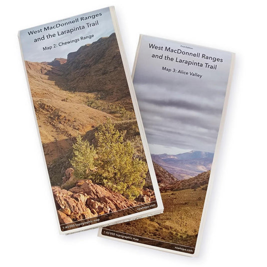 West MacDonnell Ranges and Larapinta Trail Map Kit