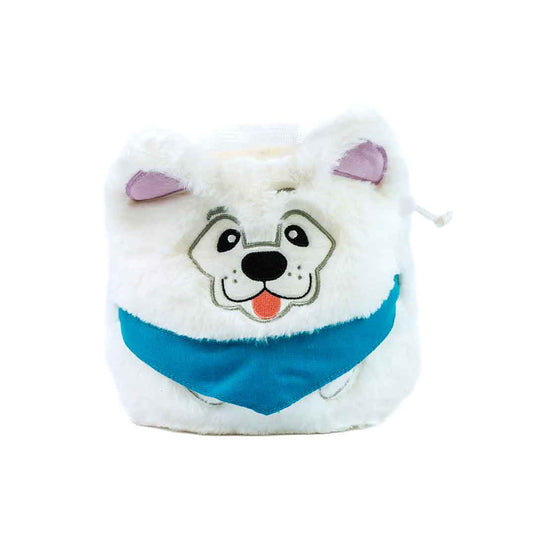 Samoyed Dog Rock Climbing Chalk Bag