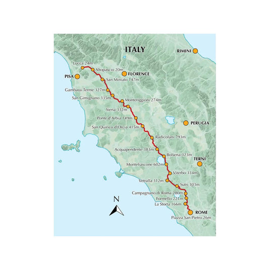 Via Francigena - Part 3 Lucca to Rome