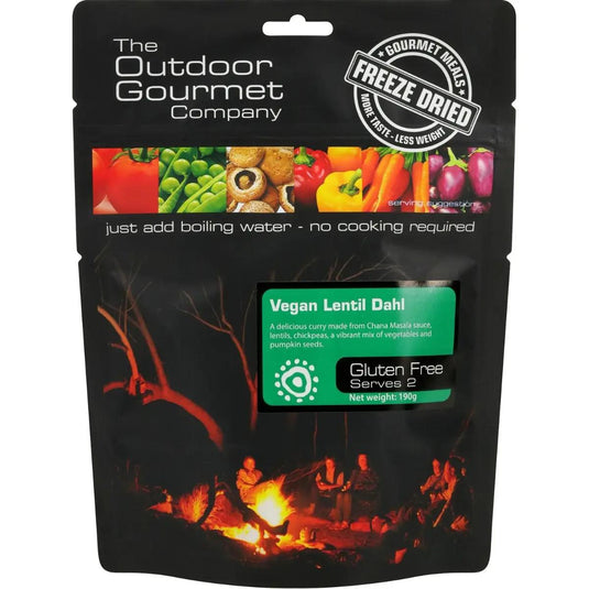 Vegan Lentil Dahl 2 Serve - Gourmet Freeze Dried Meal