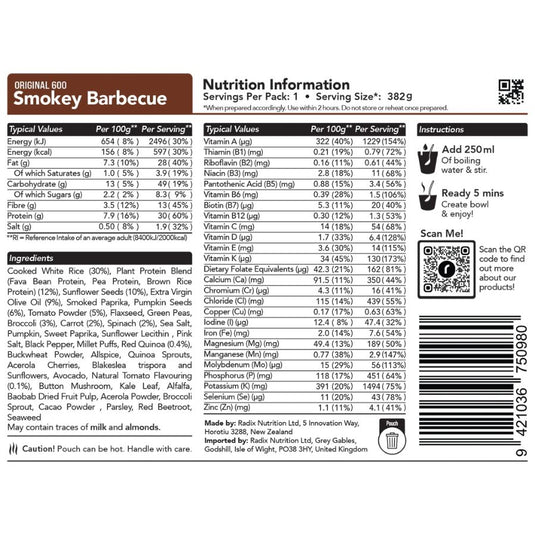 Smokey Barbecue - Plant-Based Meal