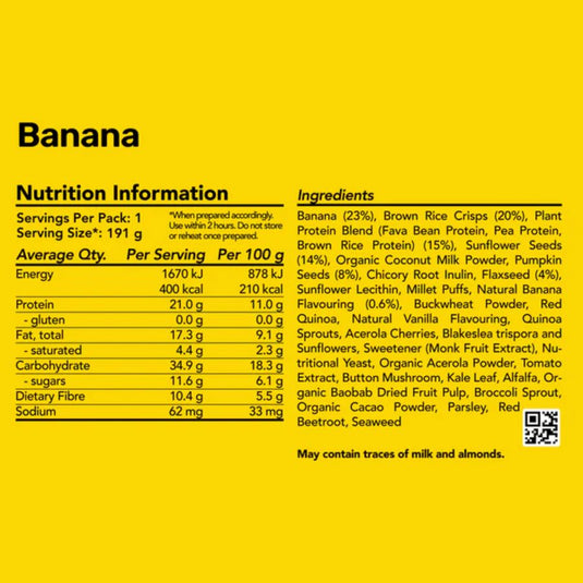 Banana - Plant-Based Breakfast