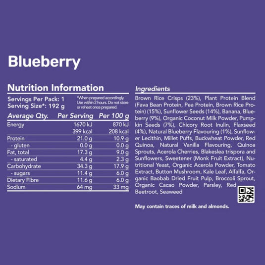 Blueberry - Plant-Based Breakfast