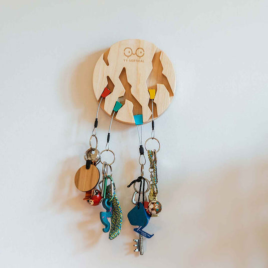 Trad Climbers Key Holder Circle - Maple