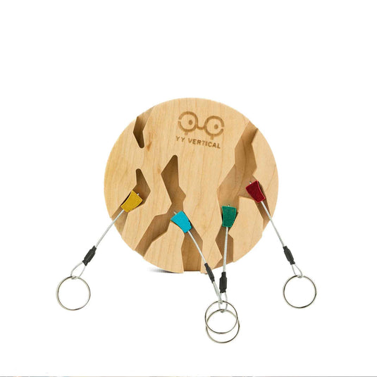 Trad Climbers Key Holder Circle - Maple