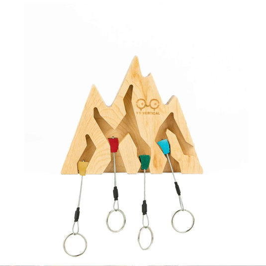 Trad Climbers Key Holder Mountain - Maple