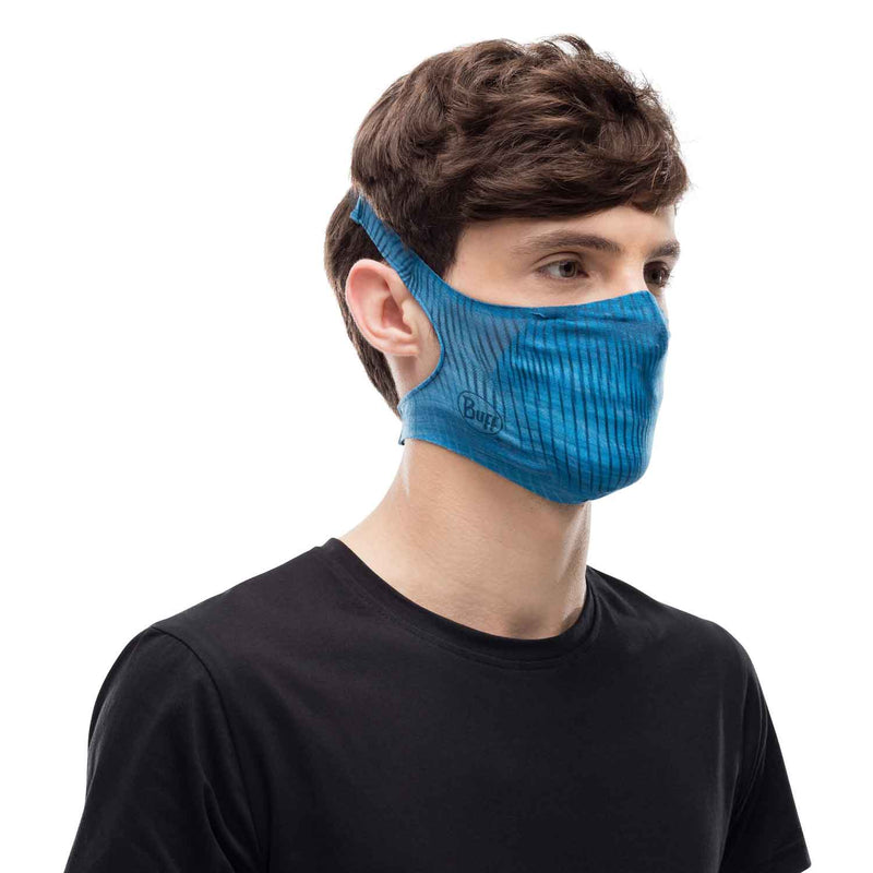 Load image into Gallery viewer, Buff filter mask face mask adult keren blue 2
