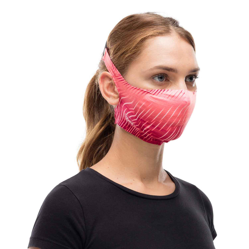 Load image into Gallery viewer, Buff filter mask face mask adult keren flash pink 2