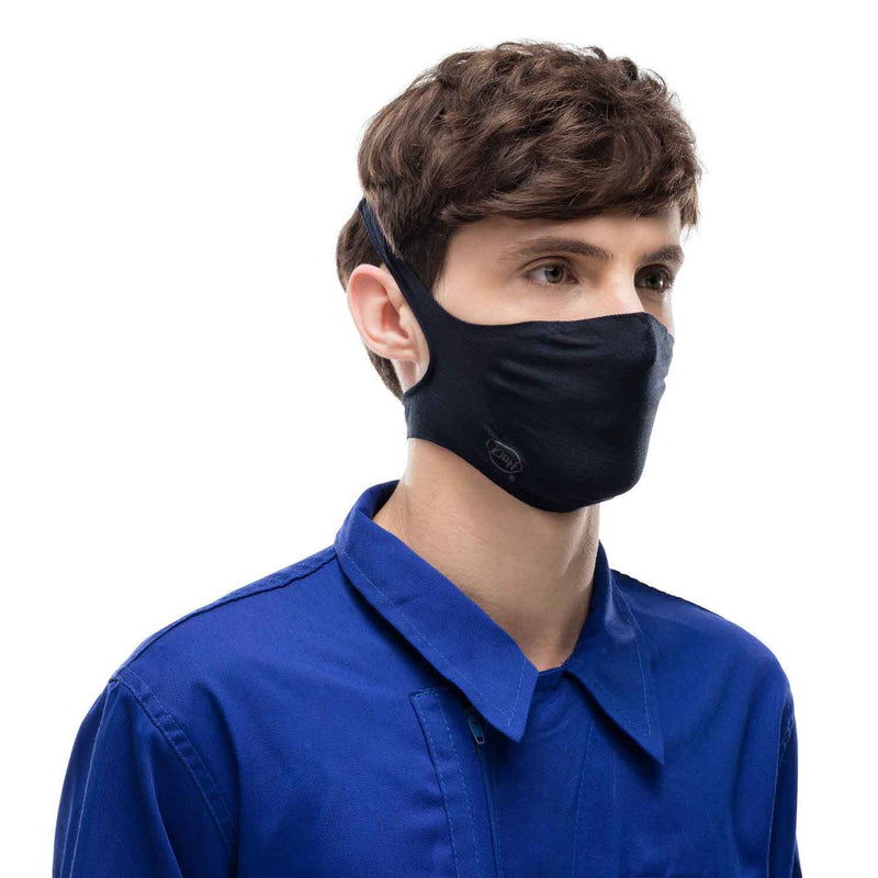 Load image into Gallery viewer, Buff filter mask face mask adult solid navy 2