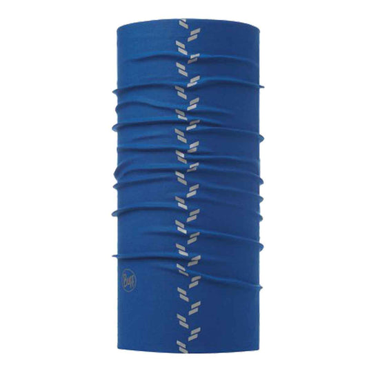 Buff neckwear Reflective Buff r solid blue skydiver