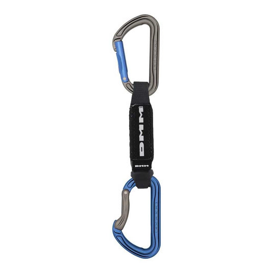DMM climbing shadow quickdraw 12cm titanium blue