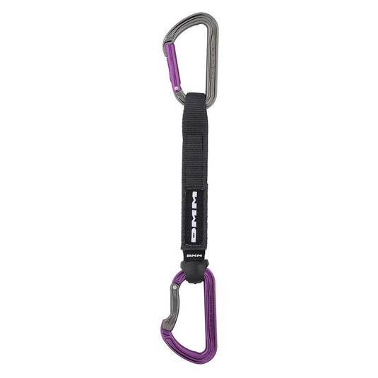 DMM climbing shadow quickdraw 18cm purple titanium