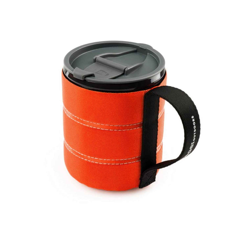 Load image into Gallery viewer, GSI infinity backpacker insulated mug orange
