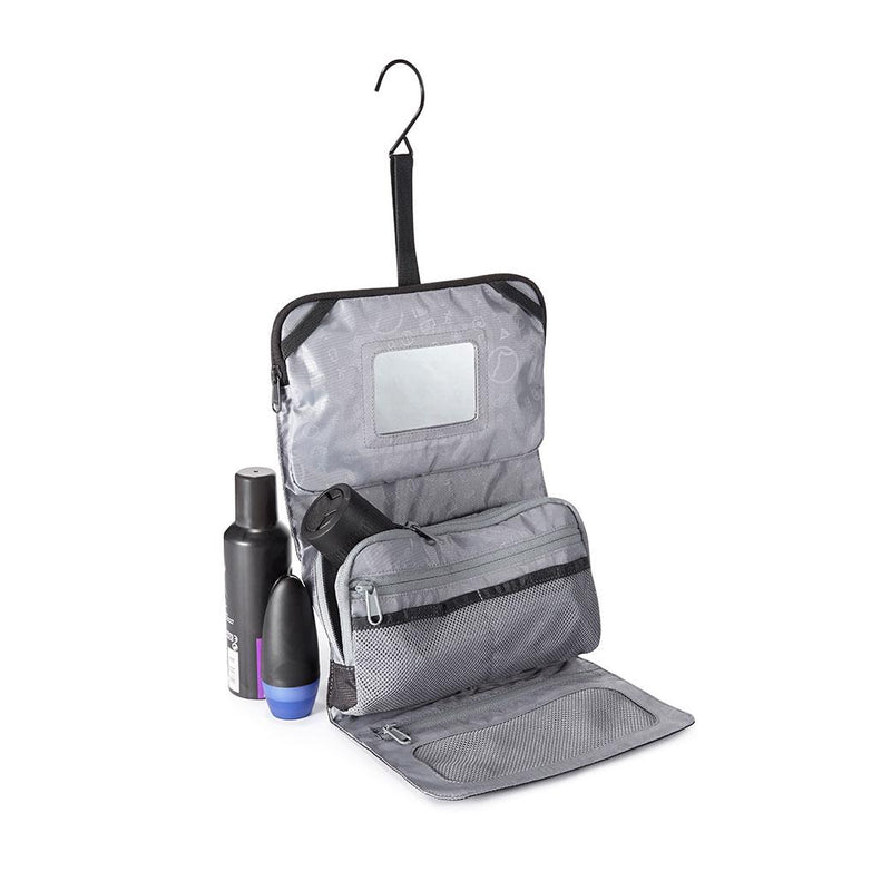 Load image into Gallery viewer, Lowe Alpine roll up toiletry bag hanging wash bag rolled
