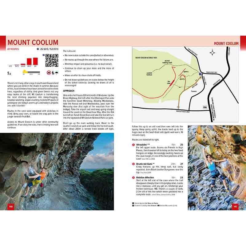 Load image into Gallery viewer, south east queensland rock climbing guide book
