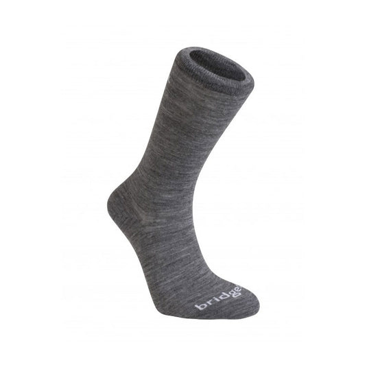 bridgedale thermal liner socks grey