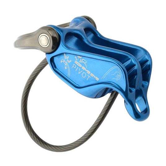 dmm pivot climbing belay device guide mode blue