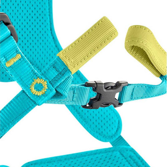 edelrid fraggle III kids rock climbing harness icemint 2