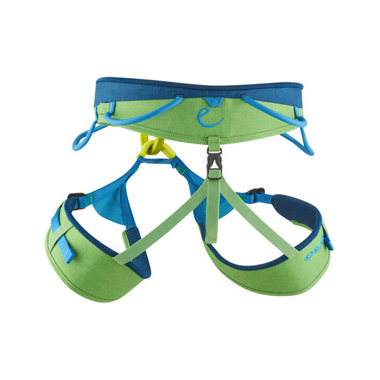 edelrid jay mens climbing harness pepper green back