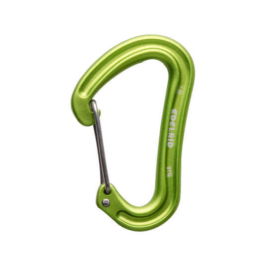 edelrid nineteen g wire gate climbing carabiner ice oasis