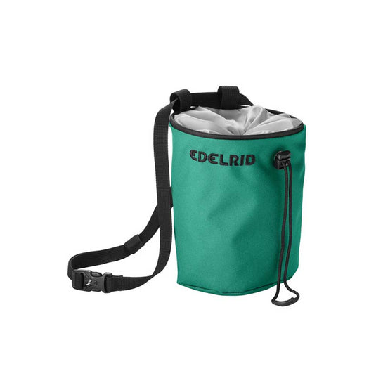edelrid rodeo large climbing chalkbag pine green