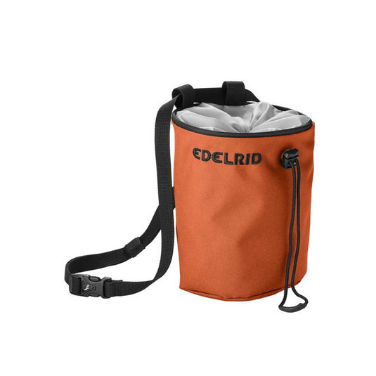 edelrid rodeo large climbing chalkbag safran