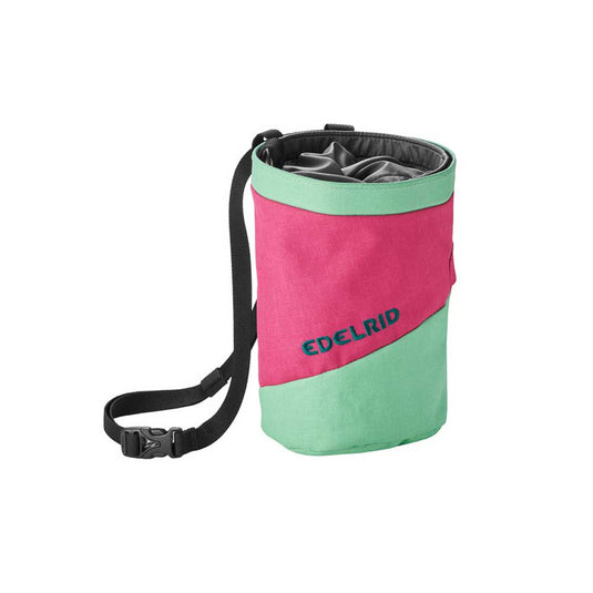 edelrid splitter twist climbing chalkbag granita