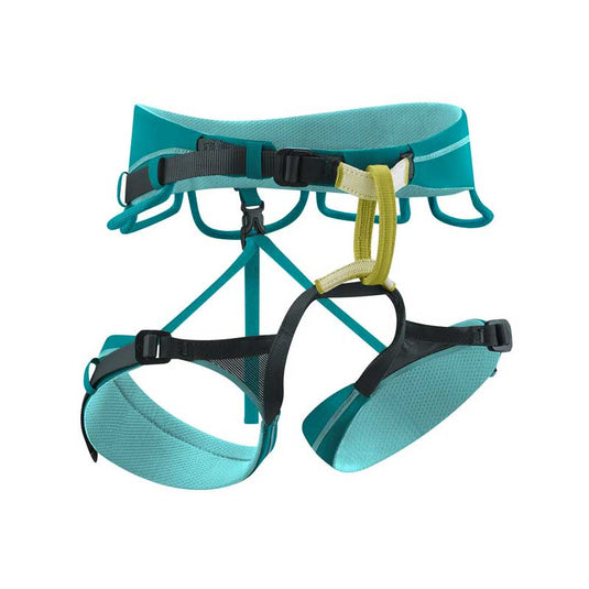 edelrid womens autana climbing harness adjustable leg 1