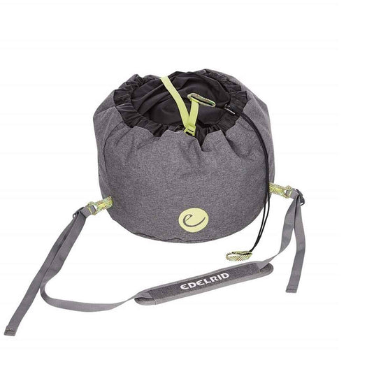 edelrid caddy ii climbing rope bag slate