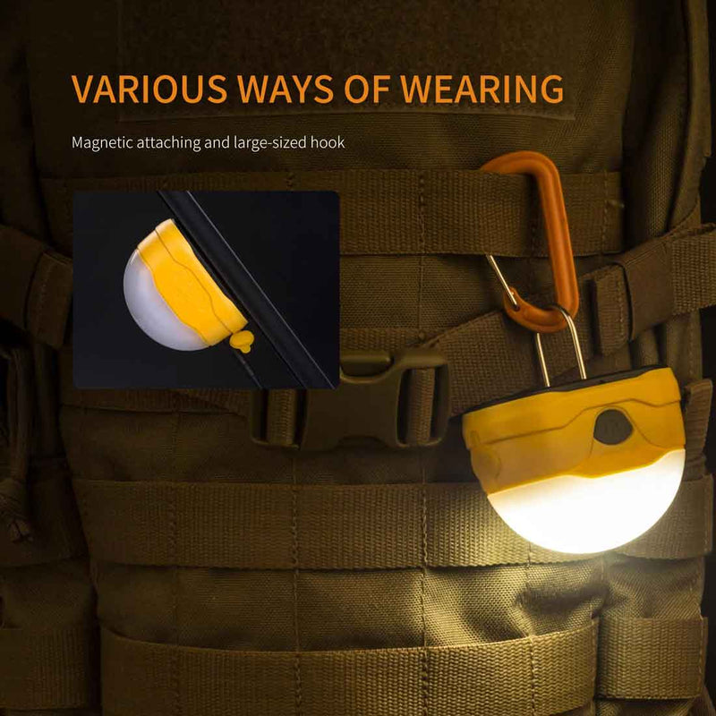 Load image into Gallery viewer, fenix CL20R rechargeable camping lantern orange attachment

