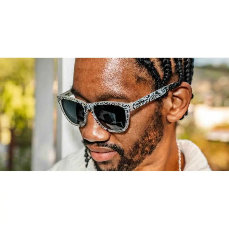 Load image into Gallery viewer, goodr sunglasses the ogs zebra jaspers life coach 3