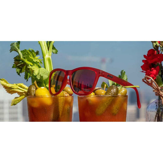 goodr the OGS sunglasses phoenix at a bloody mary bar 3