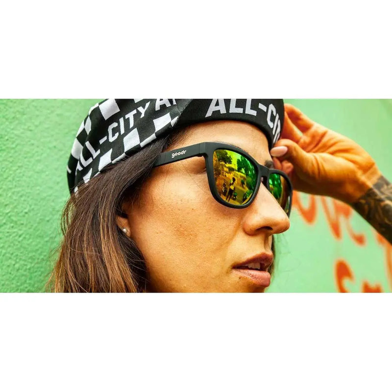 Load image into Gallery viewer, goodr the OGS sunglasses whisky shots with satan 4