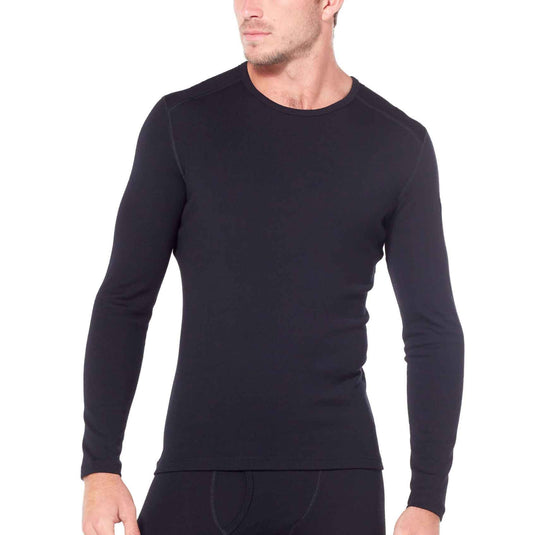 icebreaker mens 260 tech long sleeve crewe black 2