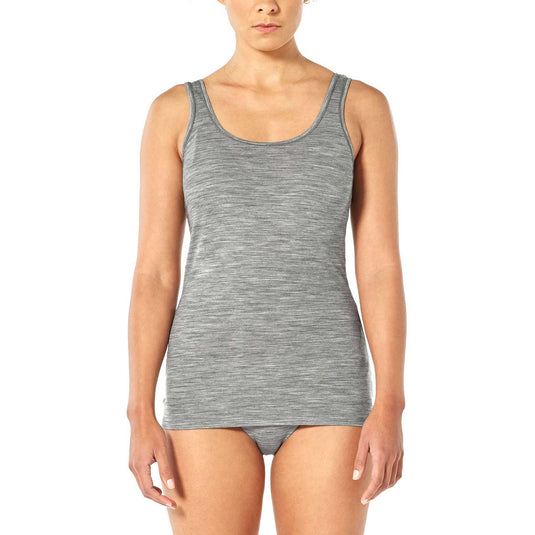 icebreaker womens siren cami gritstone heather 2