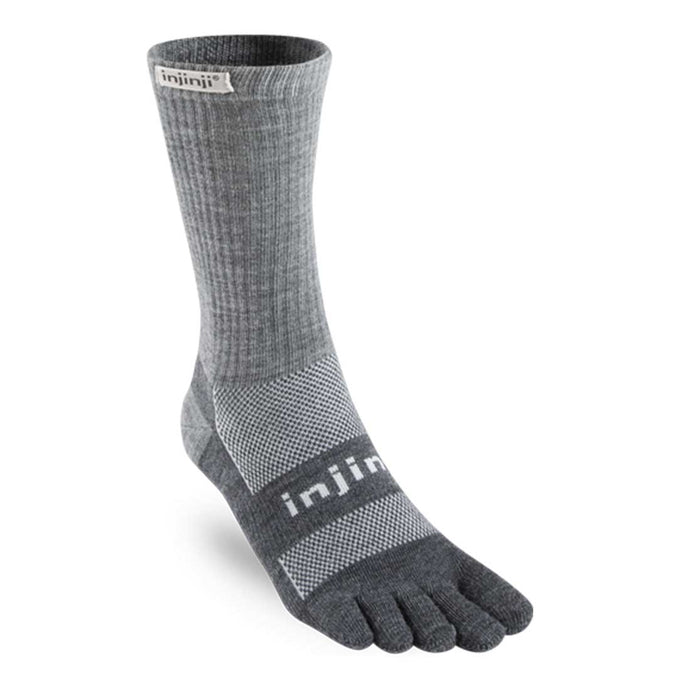 injinji performance toe socks outdoor 2 0 midweight charcoal
