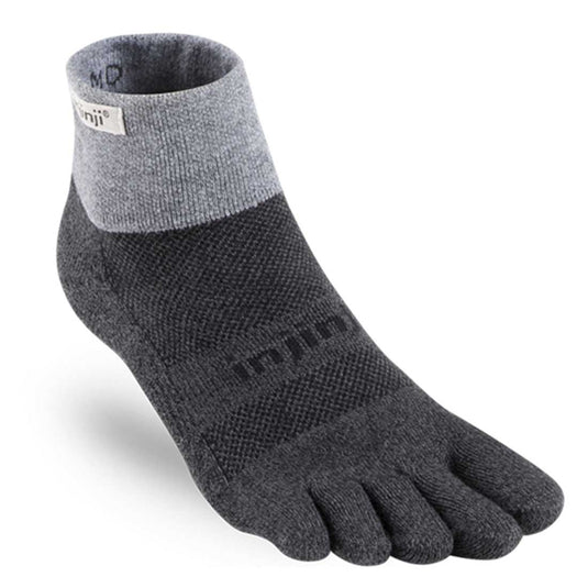 injinji performance toe socks trail 2 0 midweight mini crew granit