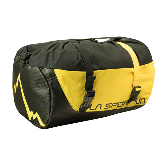 la sportiva LaSpo rope bag climbing yellow black