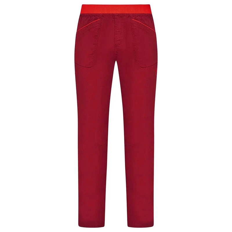 Load image into Gallery viewer, la sportiva mens roots climbing pants chilli poppy 1