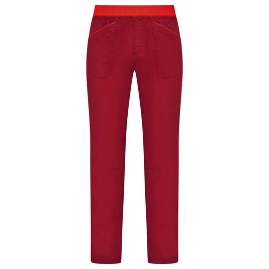 la sportiva mens roots climbing pants chilli poppy 1