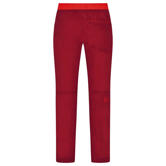 la sportiva mens roots climbing pants chilli poppy 2