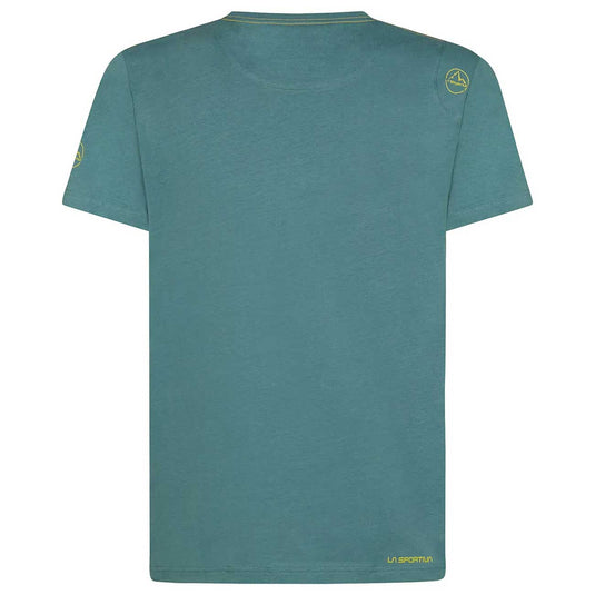 la sportiva mens square evo tee climbing clothing pine 2