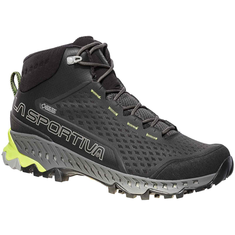Load image into Gallery viewer, la sportiva stream mens carbon apple green side
