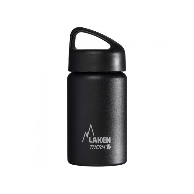 Load image into Gallery viewer, laken classic thermo bottle 350ml stainless steel black
