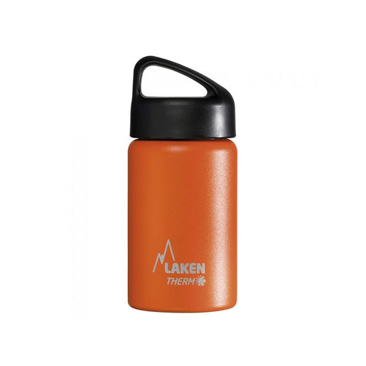 laken classic thermo bottle 350ml stainless steel orange