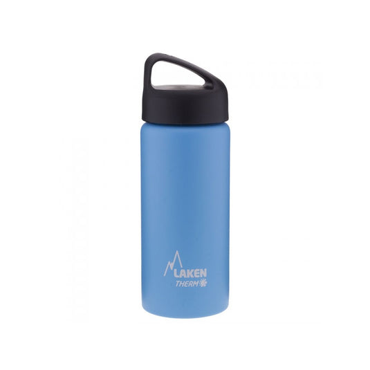 laken classic thermo bottle 500ml stainless steel cyan