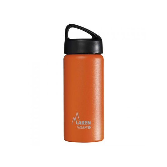 laken classic thermo bottle 500ml stainless steel orange