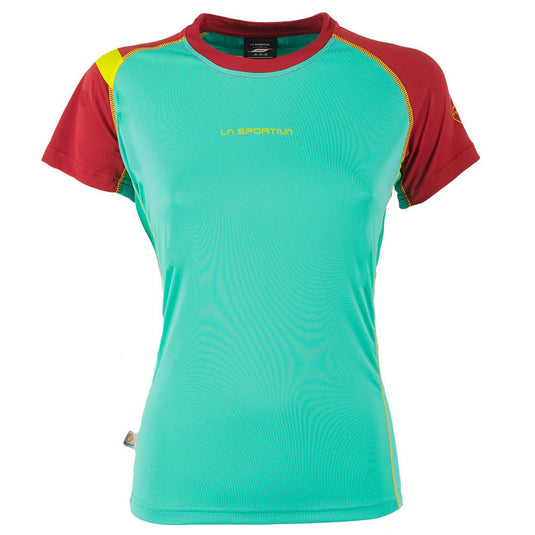 la sportiva womens move trail running tshirt mint berry