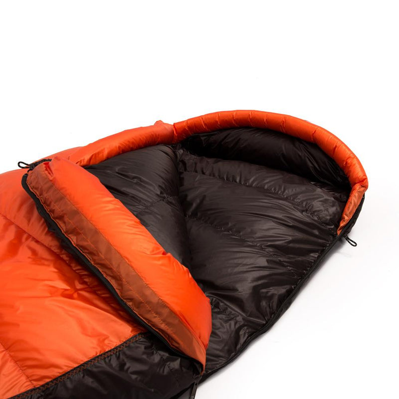 Load image into Gallery viewer, mont helium sleeping bag hood open sleeping bag
