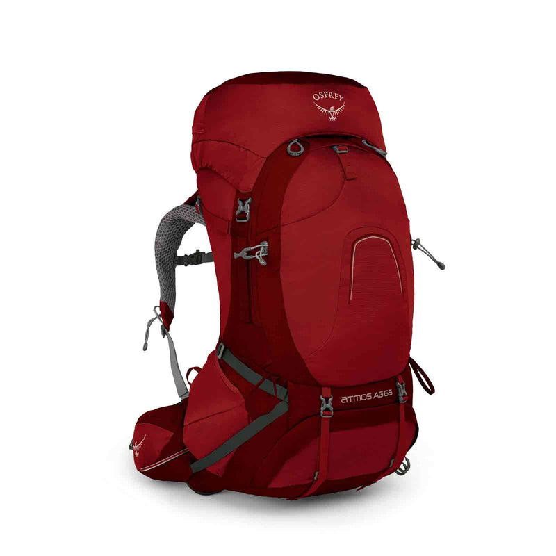 Load image into Gallery viewer, osprey atmos 65 mens hiking pack rigby red
